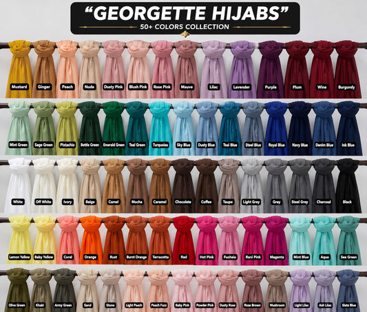 PACK OF 5 HIJABS WITH NIQABS
