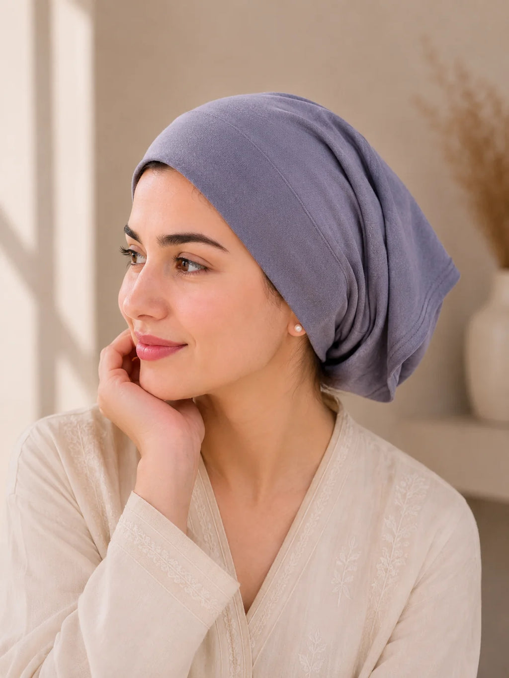 RANDOME PACK OF 3 HIJABS WITH 3 TUBE CAPS