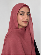 PURE GEORGATE RAW PINK HIJAB