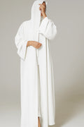 WHITE PLAIN ABAYA