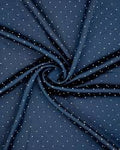 NAVY BLUE SILK STONE HIJAB