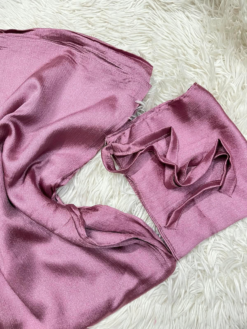 SILK HIJAB WITH NIQAB SET