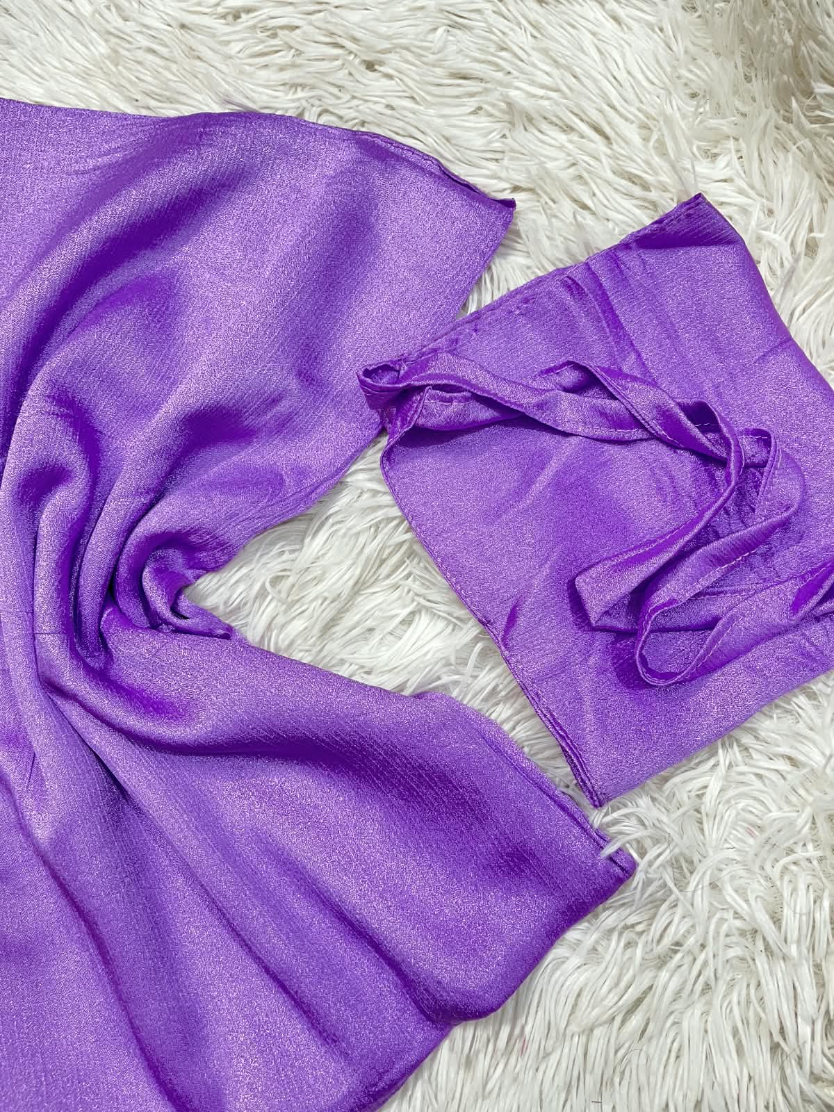 SILK HIJAB WITH NIQAB SET