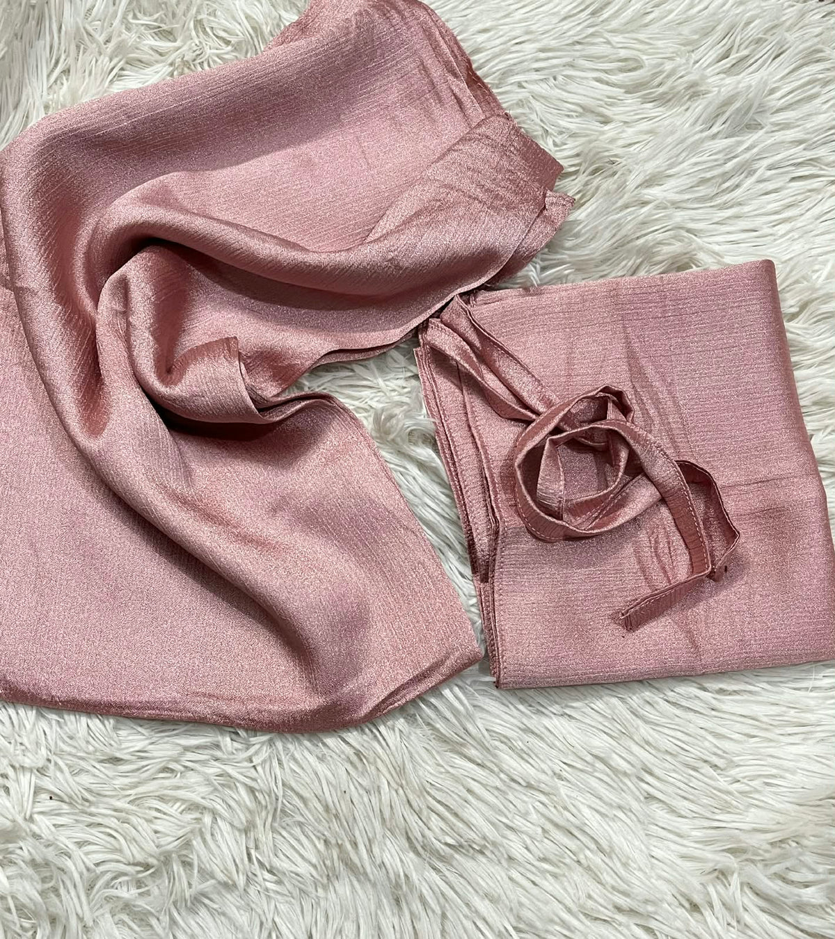 SILK HIJAB WITH NIQAB SET