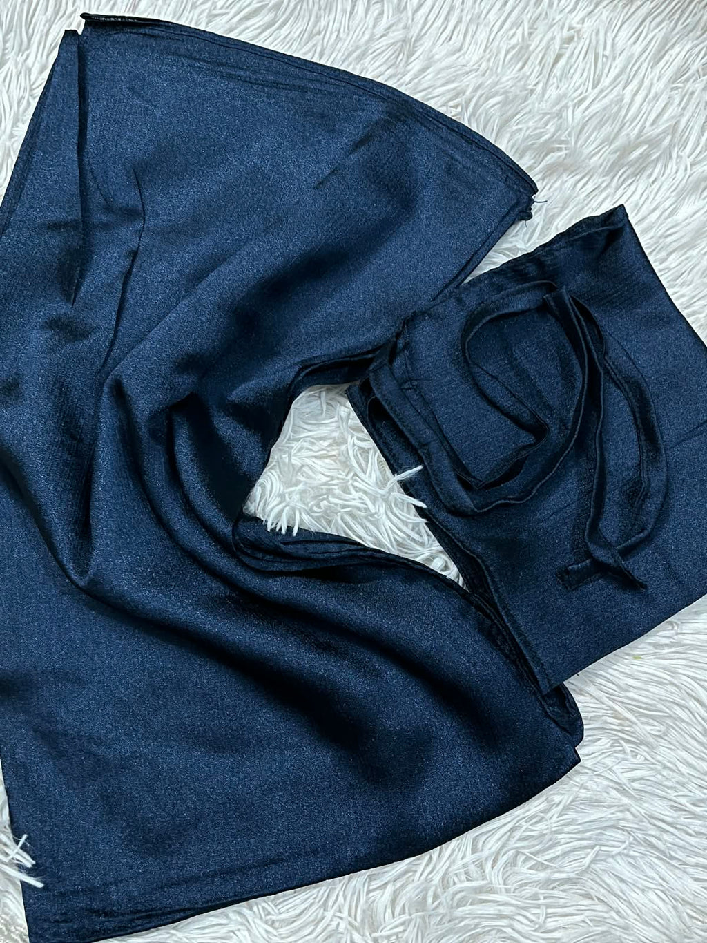 SILK HIJAB WITH NIQAB SET