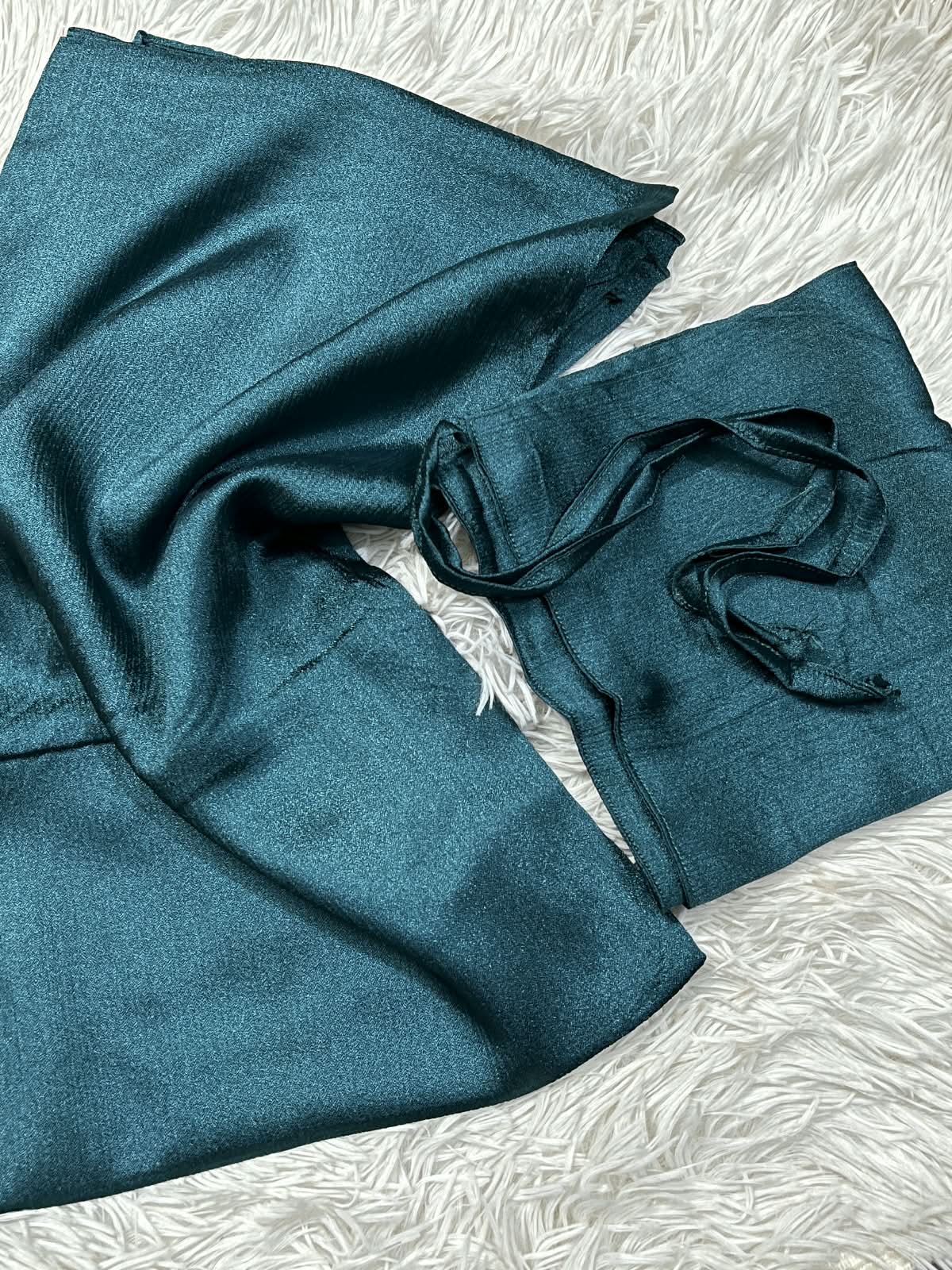 SILK HIJAB WITH NIQAB SET