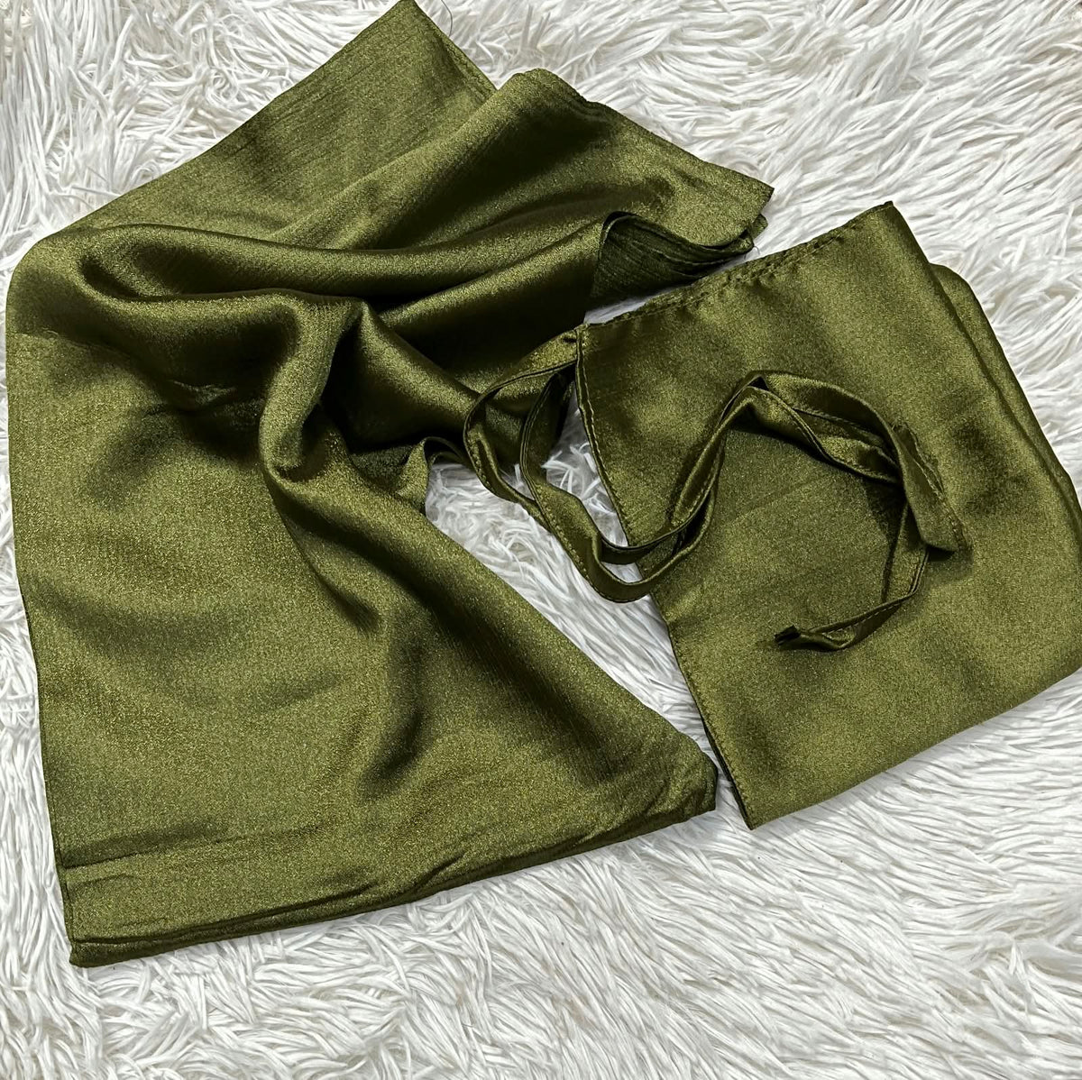 SILK HIJAB WITH NIQAB SET
