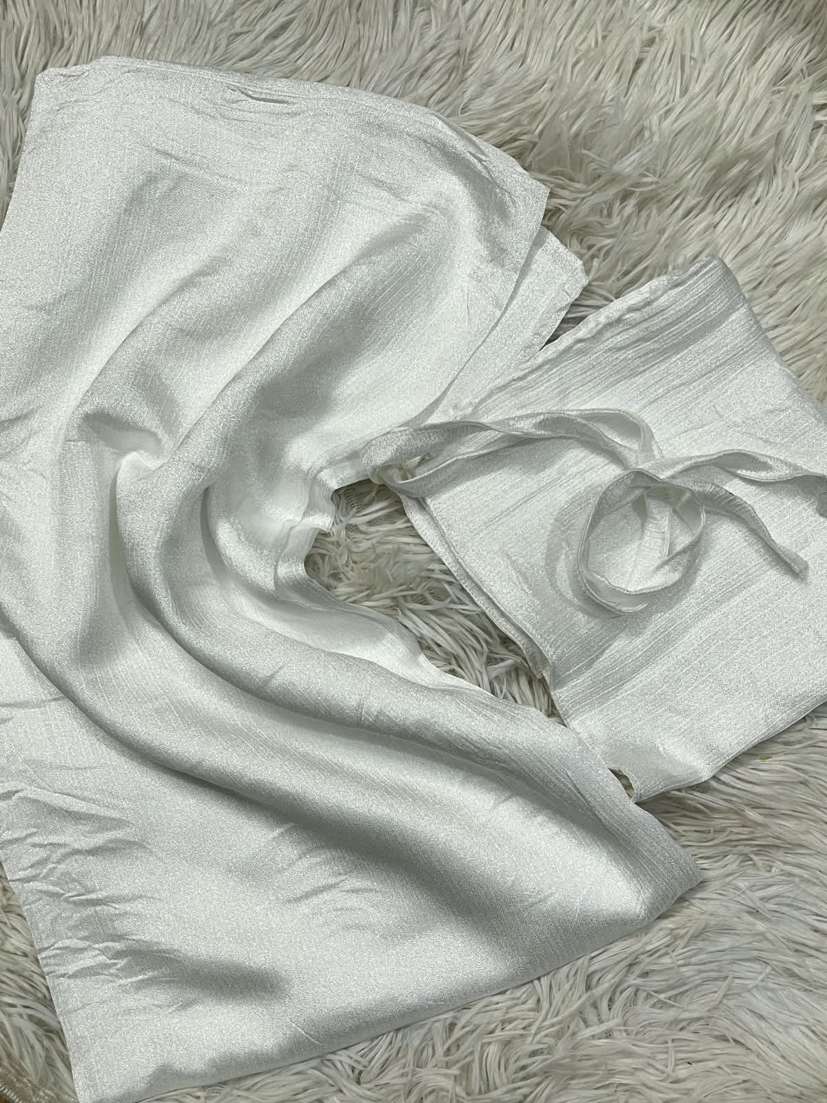 SILK HIJAB WITH NIQAB SET