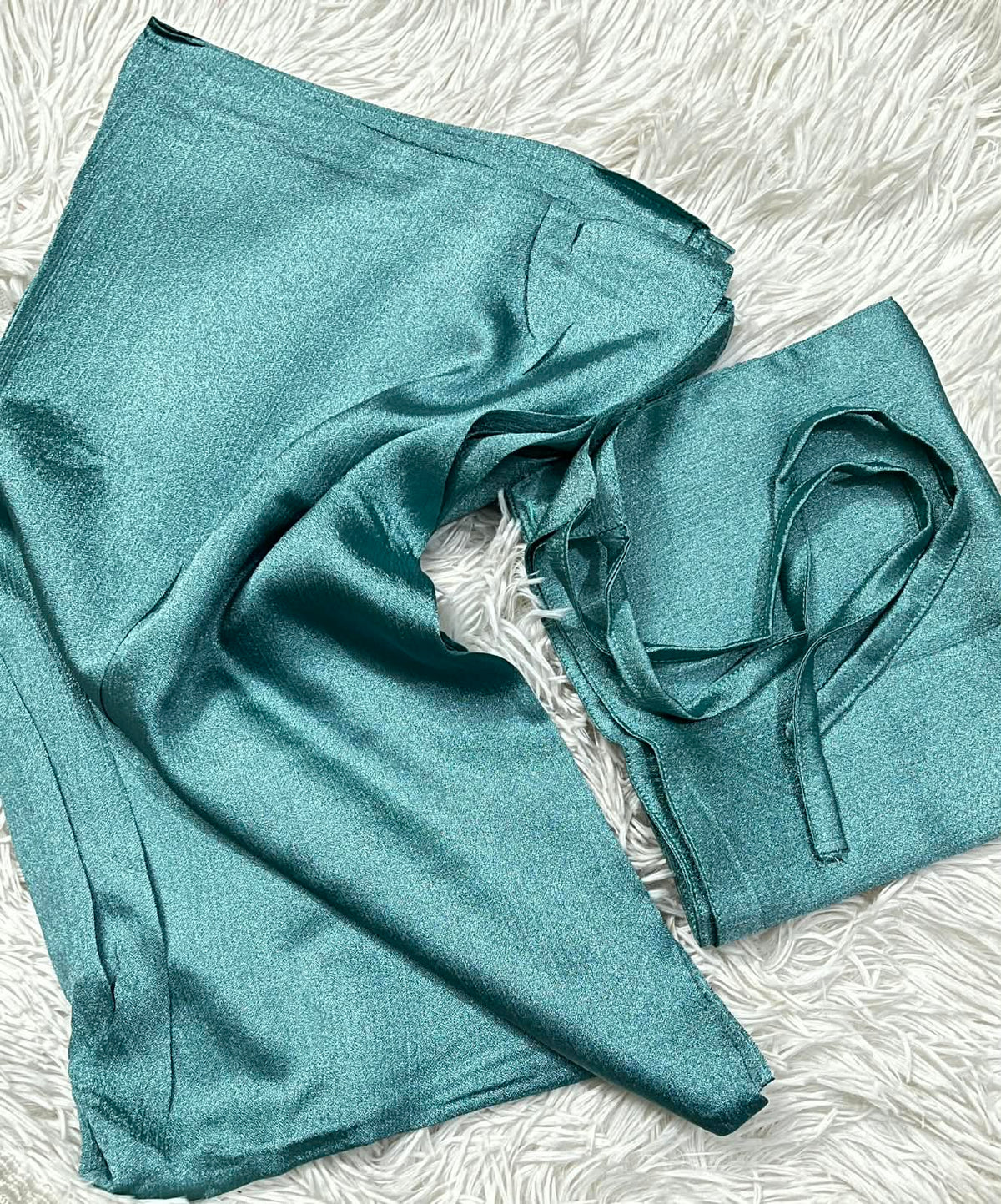 SILK HIJAB WITH NIQAB SET