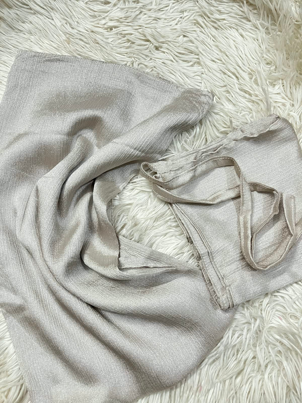 SILK HIJAB WITH NIQAB SET