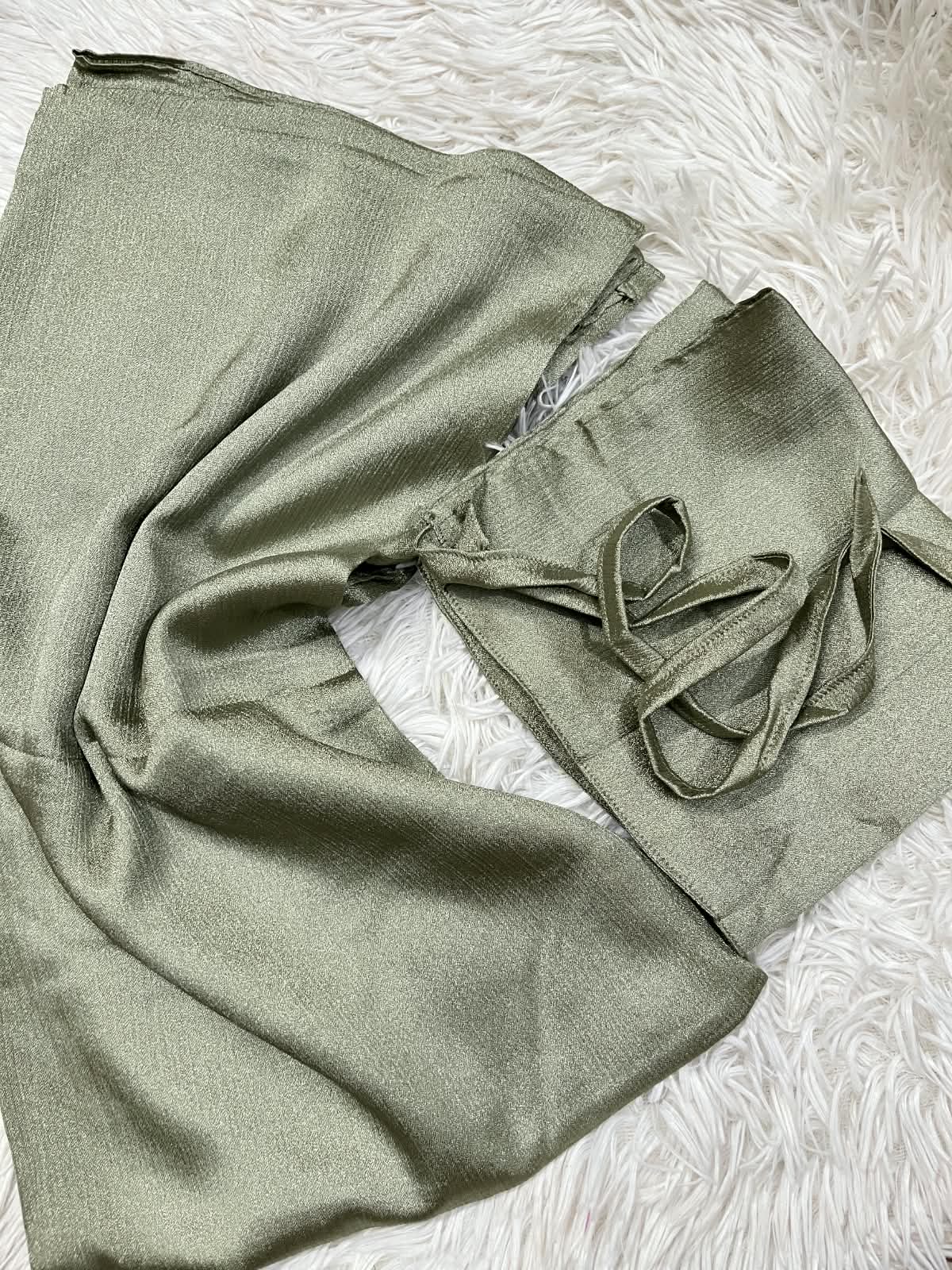 SILK HIJAB WITH NIQAB SET