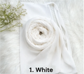 WHITE HIJAB WITH NIQAB - SET