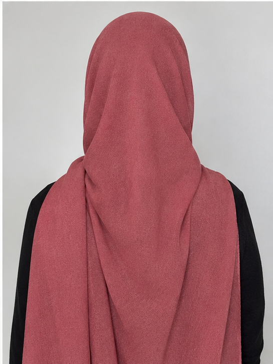 PURE GEORGATE RAW PINK HIJAB