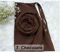 CHOCOLATE HIJAB WITH NIQAB - SET