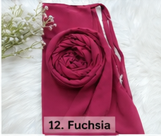 Fuchia HIJAB WITH NIQAB - SET