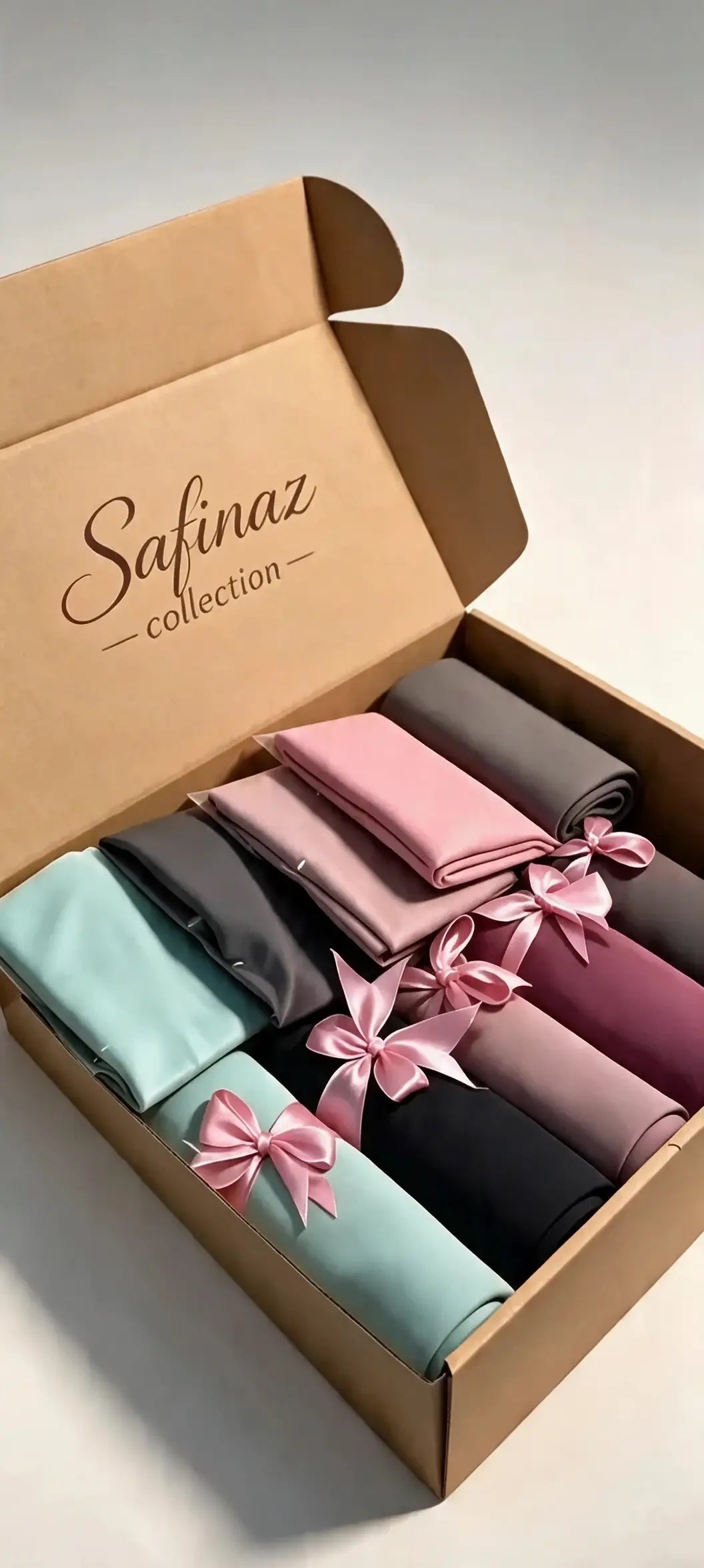 PACK OF 5 HIJABS WITH MATCHING NIQABS