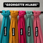 PACK OF 5 HIJABS WITH MATCHING NIQABS